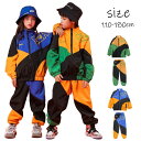 【新発売限定記念価格!】キッズダンス衣装 ヒップホップ 韓国子供服 ステージ衣装 応援団 ジャズダンス 女の子 男の子 セット 発表会 派手 ダンスウェア 2点...