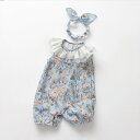 ロンパース 赤ちゃん ベビー 肌着 花柄 前開き ボディスーツ 出産準備 出産祝い 新生児 かわいい おしゃれ 韓国風 男の子 女の子 幼児 柔らかい ベビー服 子供服 春 夏 ルームウェア 部屋着 パジャマ 66cm 73cm 80cm 90cm プレゼント