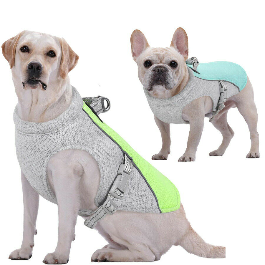 犬用冷感ベスト クールベスト 夏用 ひんやりベスト メッシュ生地 涼しい 冷却スーツ 熱中症対策 夏対策 虫対策 調節可能 着脱簡単 お出かけ お散歩 アウトドア服 犬の服 夏 犬用クールベスト 冷感 冷却ベスト ひんやりベスト 冷却コート 通気 日焼き防ぐ