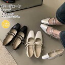 メリージェーン パンプス コーンヒール シルバーシューズ スクエアトゥ ストラップ ストラップシューズ おしゃれ 可愛い カジュアル 歩きやすい 黒 シルバー