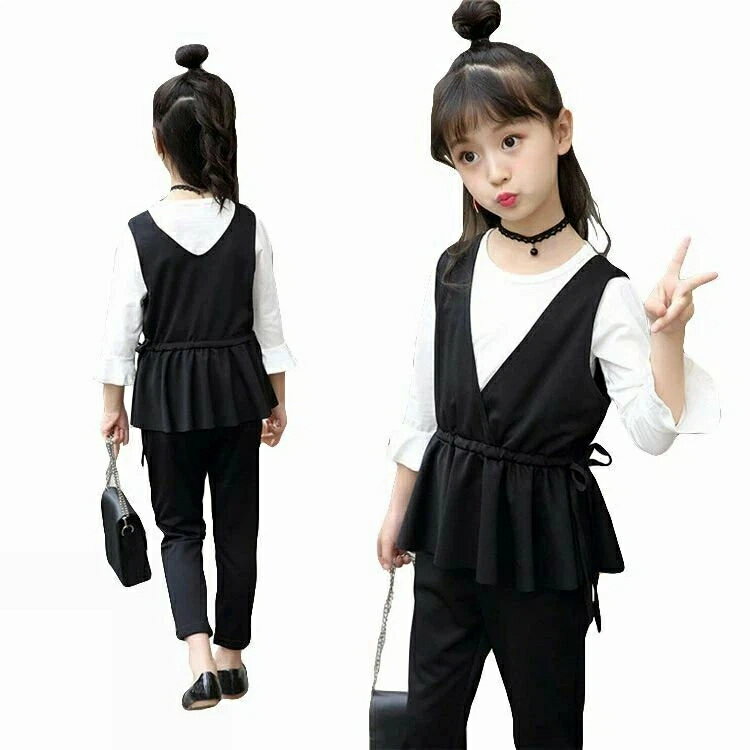 入学式 フォーマル スーツ パンツセット 女の子 ブラウス 3点セット 長袖 七五三 卒園式 フォーマルス..