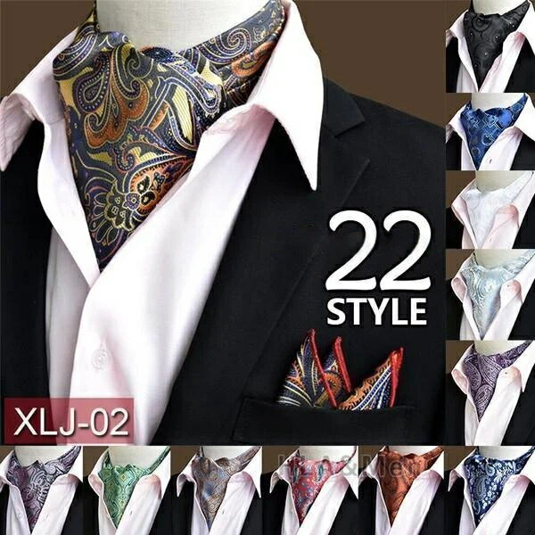 スカーフ ポケットチーフ セット メンズ 花柄 お洒落 紳士 通勤 就職活動 卒業式 結婚式 二次会