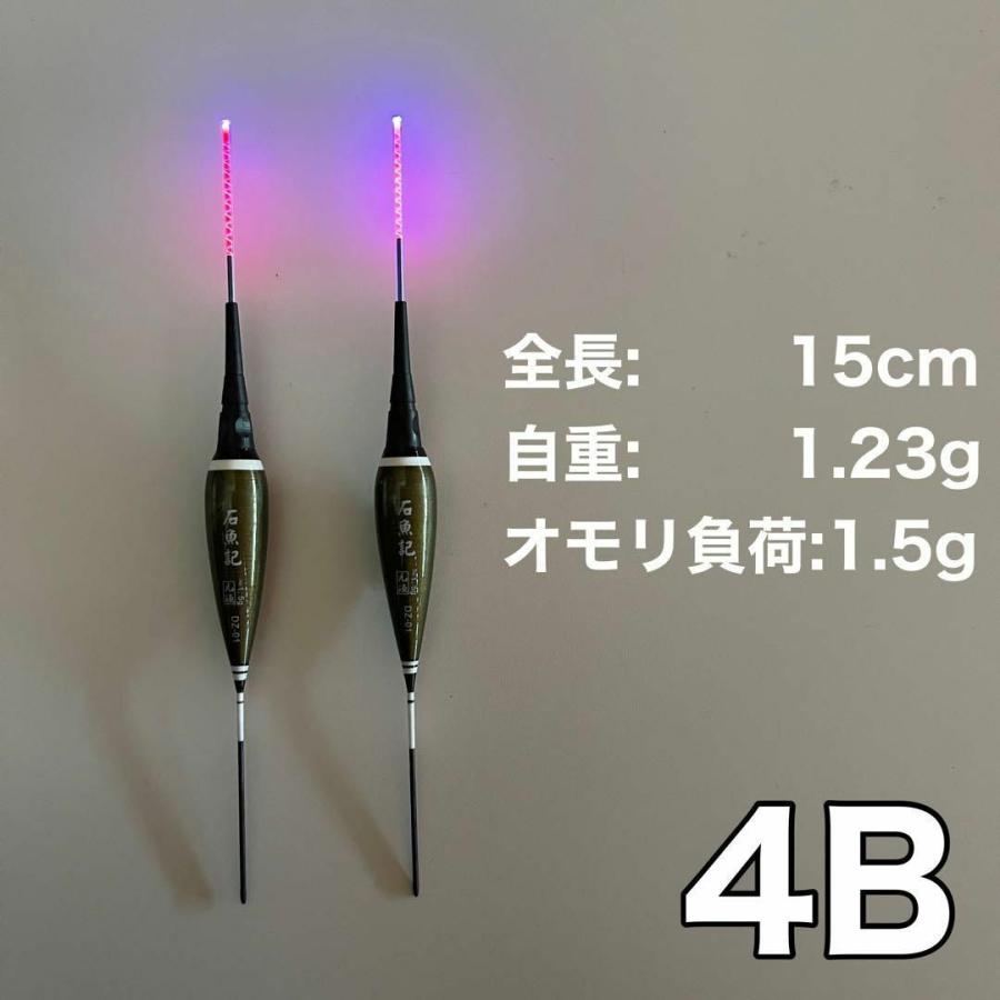 【電気ウキ】夜釣り・ウキ釣り・堤防釣りのアタリ確認に使えるLED電気ウキ。オモリ負荷4B・2本セット。イカにもおすすめ。暗い時間帯のアタリ確認と視認性向上をサポート。【対象魚・釣法・フィールド】対象魚の目安:イカ・クロダイ・メジナ・チヌ・グレおすすめの釣法:夜釣り・ウキ釣り関連する特徴:発光【商品の特長】感度抜群のコンパクト設計!サイズ・形状の詳細は商品画像をご確認ください。細身のボディで感度抜群!食い込みの良さを実現しました夜でも見やすい、高輝度LED発光。電気棒ウキの決定版!【商品仕様・セット内容】オモリ負荷『4B』2本セット!(1)専用ケース 1個(2)適合電池CR425(BR425の互換電池)1本(3)誘導菅付きウキゴム次世代ナノ素材で軽量設計!オモリ負荷『4B』2本セットです。【電気ウキ】夜釣り・ウキ釣り・堤防釣りのアタリ確認に使えるLED電気ウキ。オモリ負荷4B・2本セット。イカにもおすすめ。暗い時間帯のアタリ確認と視認性向上をサポート。【対象魚・釣法・フィールド】対象魚の目安:イカ・クロダイ・メジナ・チヌ・グレおすすめの釣法:夜釣り・ウキ釣り関連する特徴:発光【商品の特長】感度抜群のコンパクト設計!サイズ・形状の詳細は商品画像をご確認ください。細身のボディで感度抜群!食い込みの良さを実現しました夜でも見やすい、高輝度LED発光。電気棒ウキの決定版!【商品仕様・セット内容】オモリ負荷『4B』2本セット!(1)専用ケース 1個(2)適合電池CR425(BR425の互換電池)1本(3)誘導菅付きウキゴム次世代ナノ素材で軽量設計!オモリ負荷『4B』2本セットです。