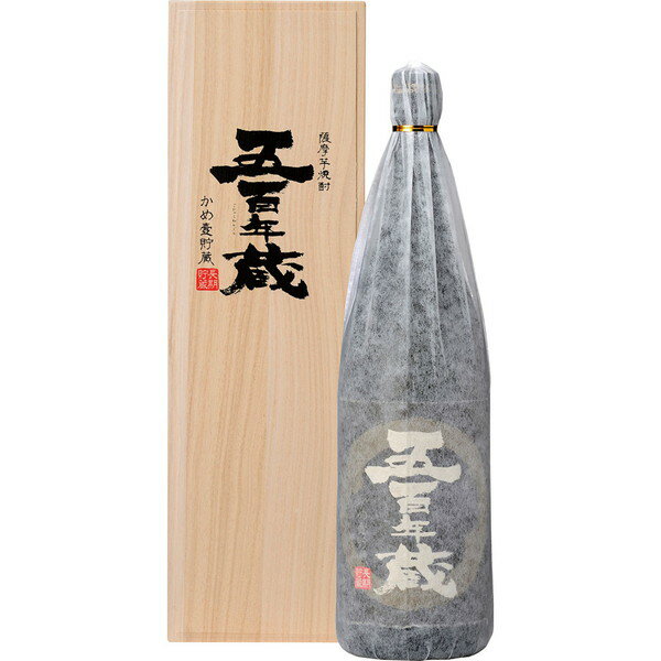 [鹿児島 田苑] 五百年蔵 芋焼酎 甕貯蔵木箱入り [DENEN]【11/16以降順次出荷（一部商品説明記載)】