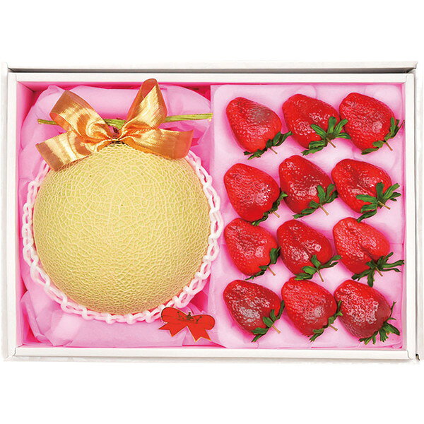 高糖度（13度以上） 九州産マスクメロン＆旬の苺 [TMA-65]【11/16以降順次出荷（一部商品説明記載)】