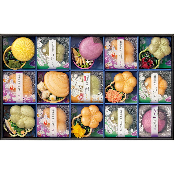 [京洛　辻が花] 京のお茶漬とお吸物　夏の彩り最中詰合せ[CT50B]【6/15以降順次出荷（一部商品説明記載)】【6/30迄ポイント5倍】