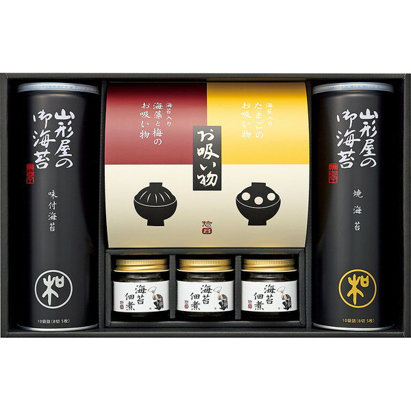 [山形屋海苔店] 海苔・お吸い物・佃煮詰合せ[MTF500]【6/15以降順次出荷（一部商品説明記載)】【6/30迄ポイント5倍】