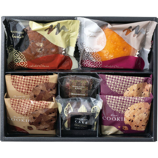 [ホテルオークラ] スイーツギフト 8個 [HOJ-02A]贈り物　プレゼント　お祝い　お返し　出産　結婚　ギフト　お礼　ご挨拶　手土産　内祝