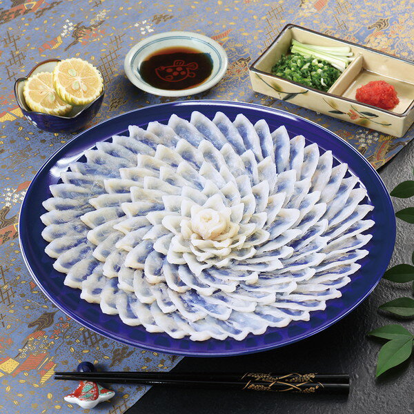 【産直・送料込】魚重 山口県産 とらふく刺身（4～5人前）【代引・熨斗・包装不可】贈り物 プレゼント お祝い お返し 出産 結婚 ギフト お礼 ご挨拶 手土産 内祝