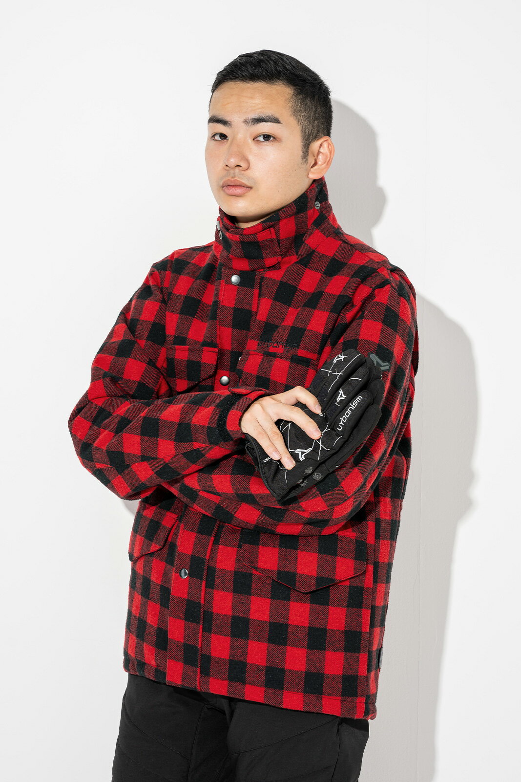 ☆4日間P10倍祭1/31まで☆【メーカー直販】送料無料バイク グローブ 冬 防寒 防風 防水 冬用 ライディング 中綿入り オートバイ 柄 スマホタッチ ナックルガード プロテクター かっこいい おしゃれ 【アーバニズム 秋冬 メンズ ウィンターグローブ UNG-253】