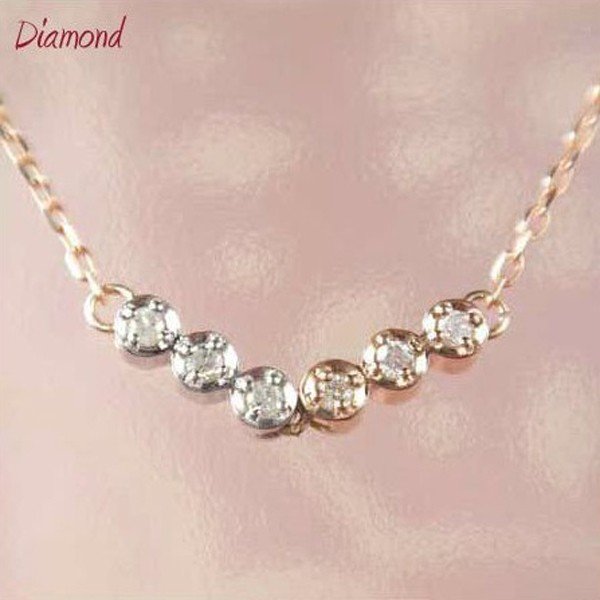 ⚫︎ピンクダイヤ⚫︎18kホワイトゴールド45cm 楽天市場】ホワイトゴールドピンクゴールドコンビネックレスの通販