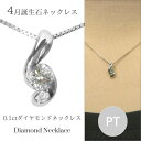 ダイヤモンド ネックレス 一粒 プラチナ 0.1ct 4月誕生石 天然石 レディース 50代 40代 60代 30代 20代 0.1カラット pt900 pt850 妻 彼女 ギフト プレゼント クリスマス ホワイトデー 母の日 敬老の日 女性用 ペンダント