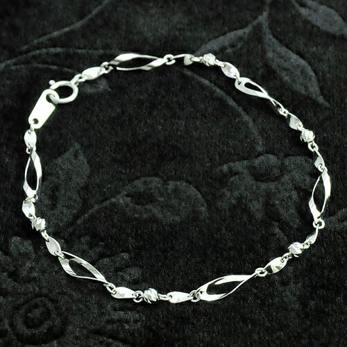 Pt ブレスレット 18cm プラチナ【送料無料】【ラッピング無料】