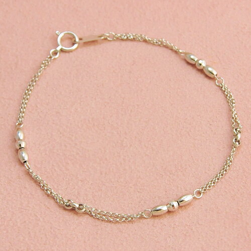 Pt ミラーボール ブレスレット 18cm プラチナ【送料無料】【ラッピング無料】