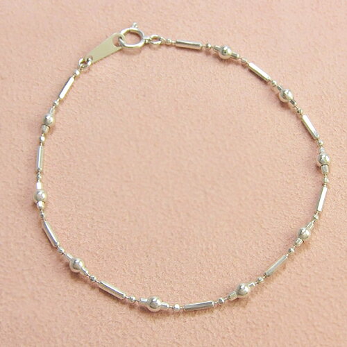 Pt ボール ブレスレット 18cm プラチナ【送料無料】【ラッピング無料】