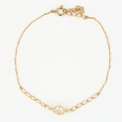 K18ブルームーンストーンブレスレ...