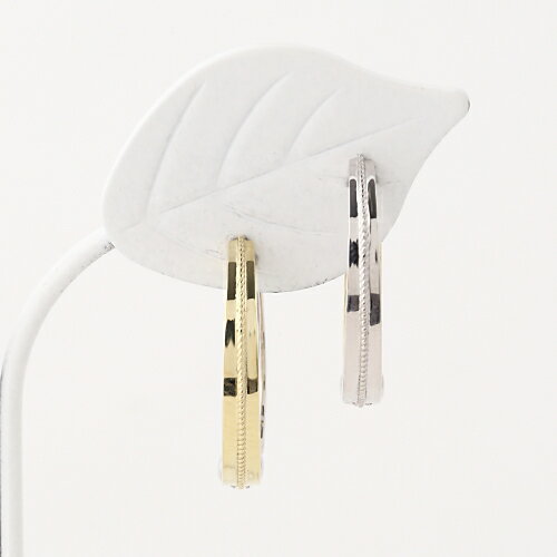 K14/K14WG リバーシブル ピアリング 14金ゴールド 14金ホワイトゴールド【送料無料】【あす楽対応】【..