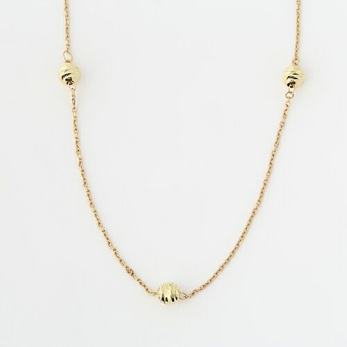 K18 ロングネックレス 85cm 18金 【送料無料】【あす楽対応】【ラッピング無料】