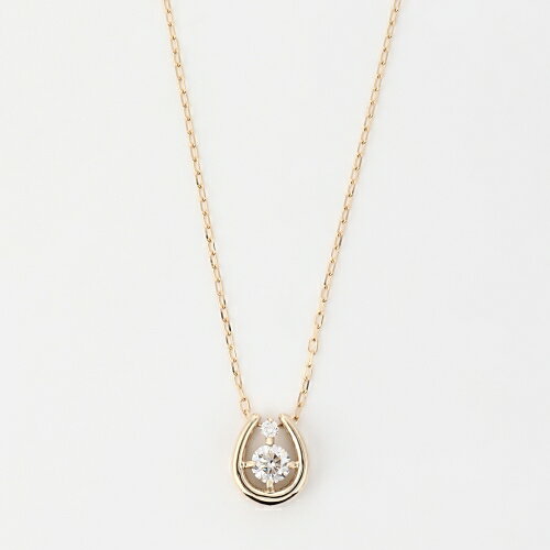 SWAROVSKI - K10 ダイヤ ペンダント ネックレス 10金ゴールド【送料無料】【あす楽対応】【ラッピング無料】