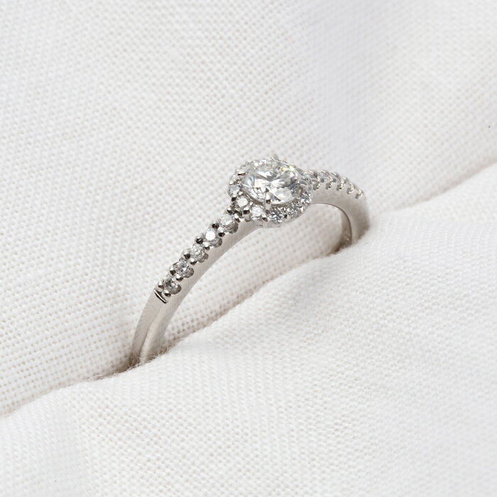 樂天商城 - 【新着】 Pt 一粒ダイヤ リング 0.239ct D SI2 G （ソーティング付） プラチナ【送料無料】【あす楽対応】【ラッピング無料】