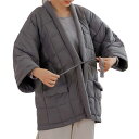 mianshe あったかはんてん 襟付き 防寒 部屋着 (半纏/半天/ハンテン)男女兼用 フリーサイズ 軽くて洗える(3)