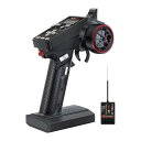 HOTRC CT-6A 6CHラジオ送信機 プロポセット RCボート/ラジコンカー/戦車用 LCD液晶表示 300M長距離制御 片手操作