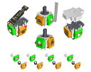 ElecGear ホール ジョイスティック コントローラー用 + はんだ除去加熱プレート キット、4xホール効果コントロール スティック + 8x追加センサー + VCC テスター + 交換用修理改造ツール