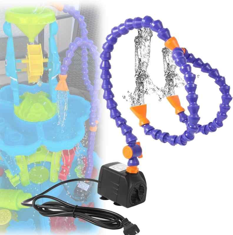 子供用ウォーターテーブル用ポンプ 自動給水 循環式給水ポンプ 小型ポンプ 水中ポンプ 給水器ポンプ ウ..