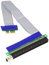 玄人志向 キワモノシリーズ PCI-Express x2 ~ x16接続 PCI-Express x1 変換ケーブル PCIEX16-X1/KIT(2)