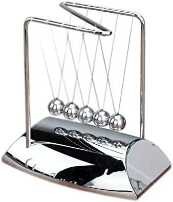 ニュートン振り子 ニュートンのゆりかご 振り子 物理学振り子 永久運動 ふりこ 鉄球 ステンレス ゆりか..