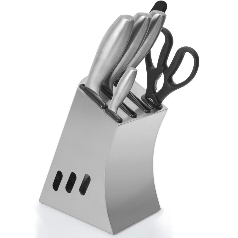 AKOZLIN 包丁 スタンド 包丁立て ステンレス鋼 包丁収納 滑り止めベース 衛生的 丸洗い 通気孔 抗菌 カ..