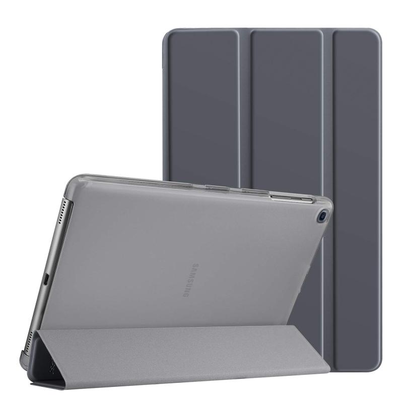 ProCase Galaxy Tab A 10.1 (2019)ケース スマート 超スリム スタンド フォリオ保護ケース 半透明フロスト バックカバー 対応端末：Samsung Galaxy Tab A 10.1（T510 T515 T517）2019発