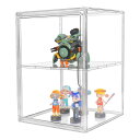 Yoimize フィギュアケース 30*25*40cm 仕切り板一枚 コレクションケース 収納ケース 透明 アクリル プラスチックケース ホピーケース 展示ケース 磁石付き開閉扉 前扉 積み重ね式 防水 防塵 堅