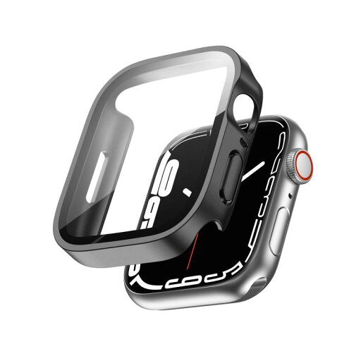 AMAPC for Apple Watch ケース Apple Watch ケース 対応 IP68完全防水 バンド 水泳・スポーツ専用 防水ケース 3D直角エッジデザイン Apple Watch Series 9/8/7 45mm対応 ブラック AMAPC for Apple Watch ケース Apple Watch ケース 対応 IP68完全防水 バンド 水泳・スポーツ専用 防水ケース 3D直角エッジデザイン Apple Watch Series 9/8/7 45mm対応 ブラック