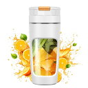 IPOミキサー ジューサー スムージー 小型 氷も砕ける 野菜 果物 離乳食用 栄養補充 一台多役 一人用 充電式 お手入れ簡単 600ML 2000回転バッテリー 持ち運びやすい Type-C充電ポート アウトドア(2)