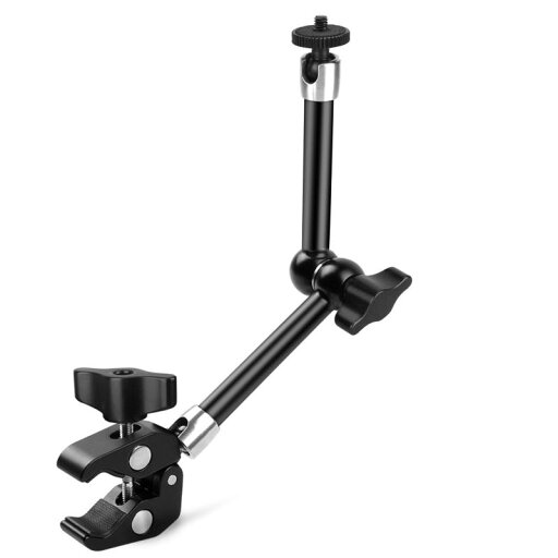 HEMMOTOP カメラ アーム Webカメラ アーム 長さ約24.5cn 荷重3kgまで フレキシブルアーム 俯瞰撮影 三脚/デスク/スタンド に クランプ 可能 マジックアーム アクションカメラ/ビデオライトに適用 M HEMMOTOP カメラ アーム Webカメラ アーム 長さ約24.5cn 荷重3kgまで フレキシブルアーム 俯瞰撮影 三脚/デスク/スタンド に クランプ 可能 マジックアーム アクションカメラ/ビデオライトに適用 M