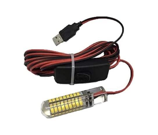 UNARITWI(ウナリツ)【USB式10mコード】水中専用集魚灯 防水 72LED 最長200時間 5Vモバイルバッテリー式..