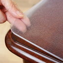 透明 デスクマット 45 x 150cm 厚さ1.5mm キッチンマット クリア 拭ける PVCマットクリアチェアマット 床保護マットクリアマット すべり止め フローリング フロアシート(3)