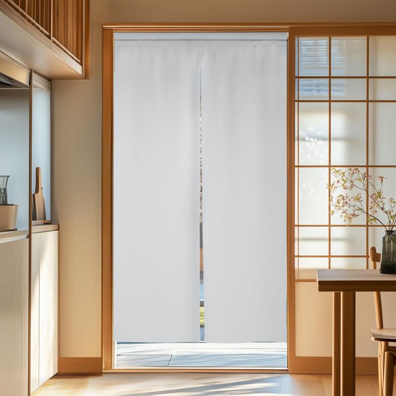 遮光 のれん 玄関 キッチ リビング 飲食店 出入り口 和風 断熱カーテン 防寒 防音 厚手 間仕切り 無地 ..