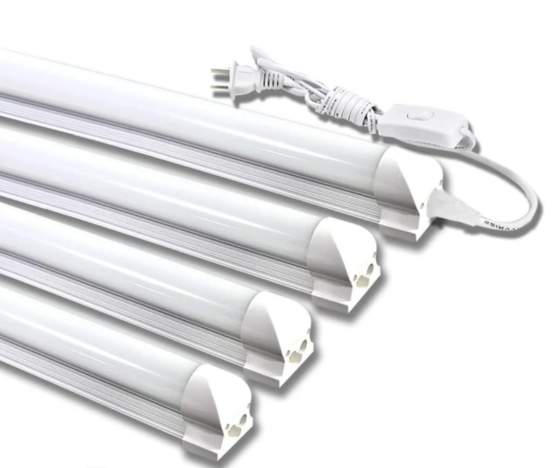 LED蛍光灯 40W形 器具一体型LED蛍光灯 T8 LED 直管 18W led 2700K-3000K 電球色 天井照明 バーライト ベースライト 120cm 蛍光灯器具セ..