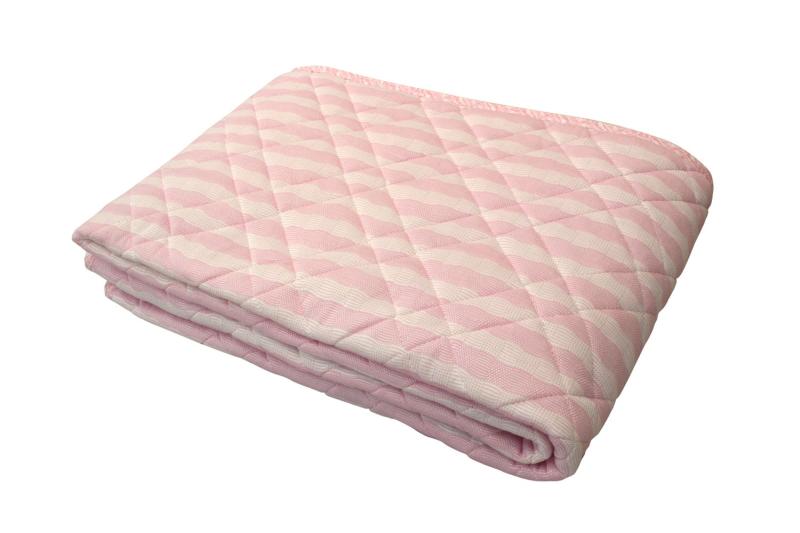 ロマンス小杉 敷きパッド ピンク セミダブル アイス眠 レギュラー 接触冷感 消臭わた使用 1-3131-5613-..