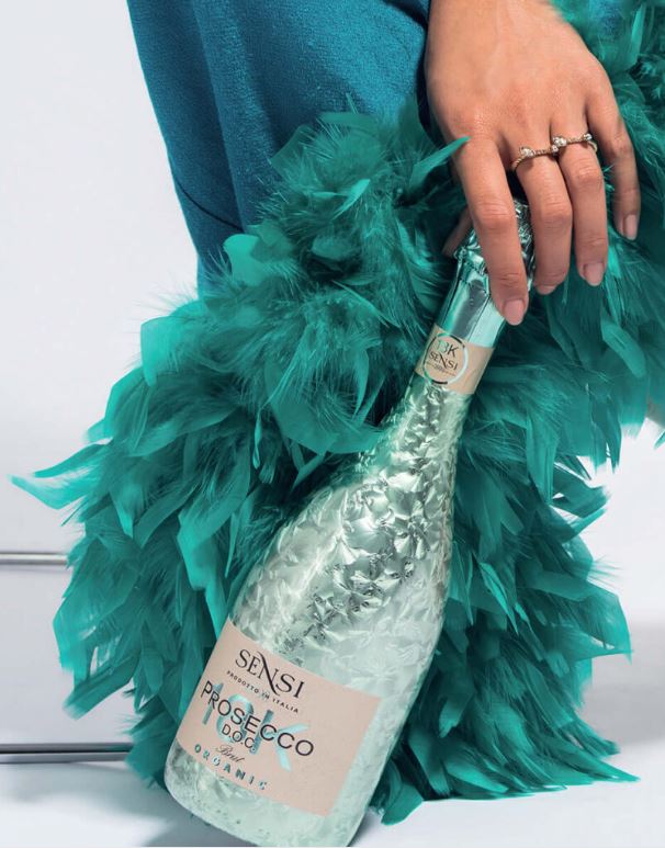 センシィ 18K プロセッコ グリーン 750ml SENSI "18K" PROSECCO BRUT DOC GREENイタリア　スパークリングワイン　シャルマ法　二次発酵　グレーラ種100％　ECオーガニック認定　EURO　LEAF j-craft-10000753 m-マルシェ サンプル画像2
