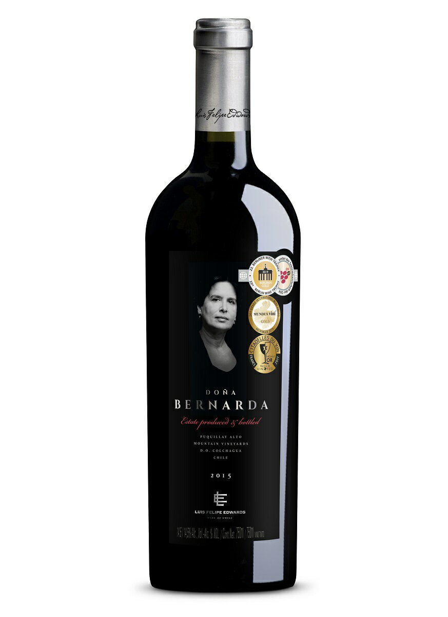【JWC2022　トロフィー受賞】ルイスフェリペエドワーズ ドナ・ベルナルダ 750ml 赤 ワイン チリ コルチャグアヴァレー フルボディ