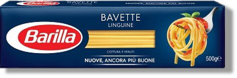 バリラ バベッティー(リングイネ) 500gリングイネとも呼ばれる、イタリア・ジェノヴァを代表するパスタ。ソースの絡みが良いので魚介類のソースともよく合います。 バリラ バベッティー(リングイネ) 500gリングイネとも呼ばれる、イタリア・ジェノヴァを代表するパスタ。ソースの絡みが良いので魚介類のソースともよく合います。