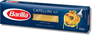 バリラ カペリーニ No.1　500g暑い季節には甘みのあるトマトの冷製パスタにしてもお楽しみいただけます。