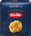バリラ タリアテッレ 500gTagliatelle 味にこだわるパルマの人に認められた伝統的な味。パルマの隣ボローニャ発祥のボロネーゼ(ミートソース)と相性の良いパスタ。「切る」が名前の由来の幅広麺はソースとのからみも抜群。茹で時間6分。Barilla DAL 1877