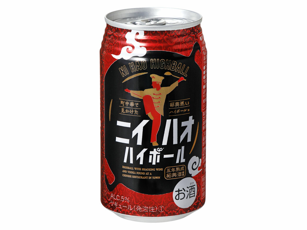 ありそうでなかった！？　紹興酒入りハイボール　ニイハオハイボール　　350ml缶　24本セット（送料無料）のサムネイル