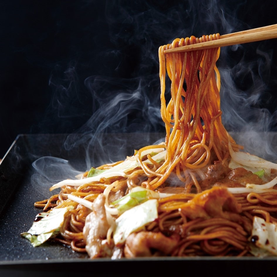 【送料込み】【愛知県】深蒸し仕立て焼きそば2食セット 8個入（大磯屋製麺所）※冷...