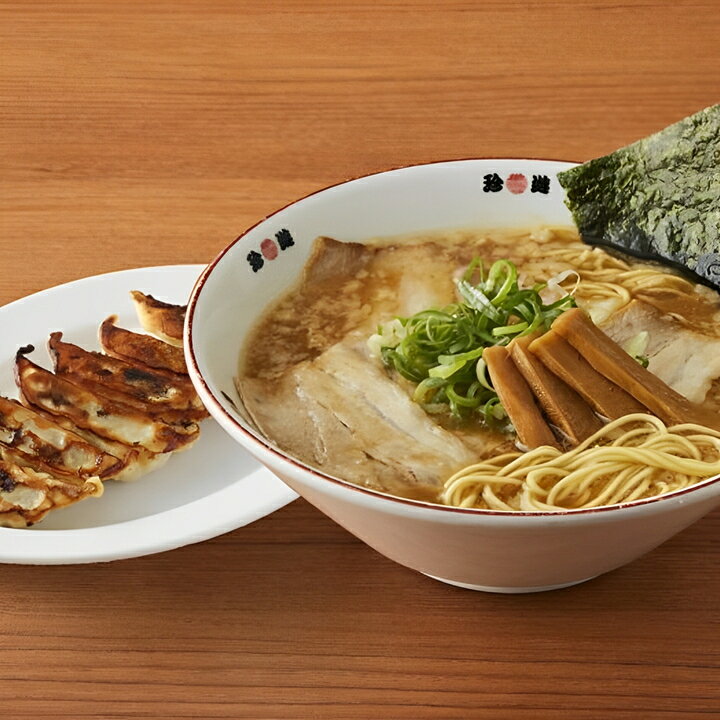 【送料込み】【京都府】＜一乗寺／珍遊＞冷凍中華そば6食＋冷凍生餃子20個×2Pセット ※冷凍配送 お土産 ギフト プチギフト 誕生日