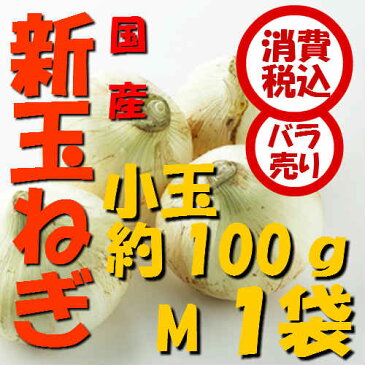 【税込　バラ売り】長崎産他　新玉ねぎ　小玉（M）100g　1袋（玉葱 タマネギ たまねぎ じゃがいも ジャガイモ ポテト オニオン 常備野菜 特用 セット）上越フルーツ